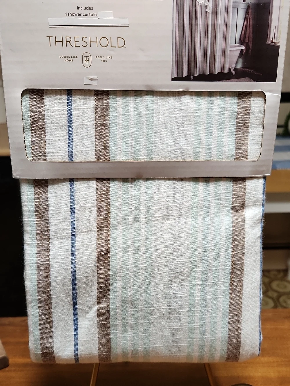 Threshold Shower Curtain